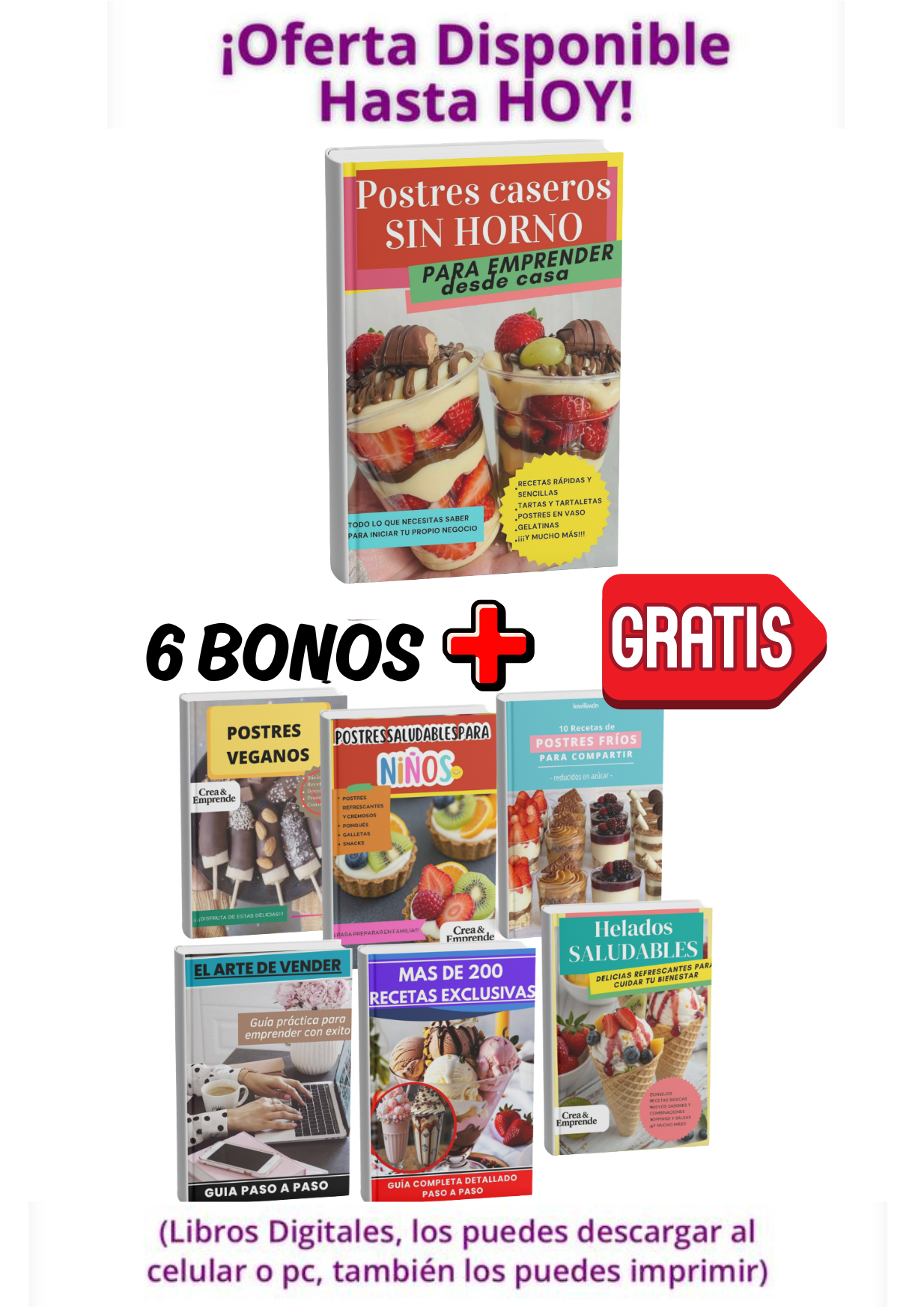 Postres caseros fáciles sin horno para emprender desde casa